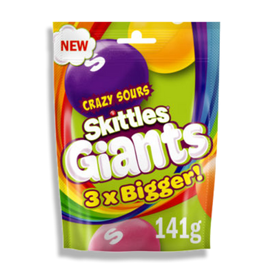 Skittles Giants Crazy Sours 3XBigger
